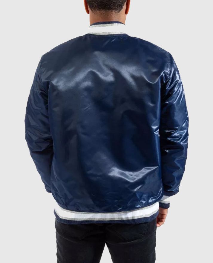 Georgetown Starter Blue Satin  Jacket