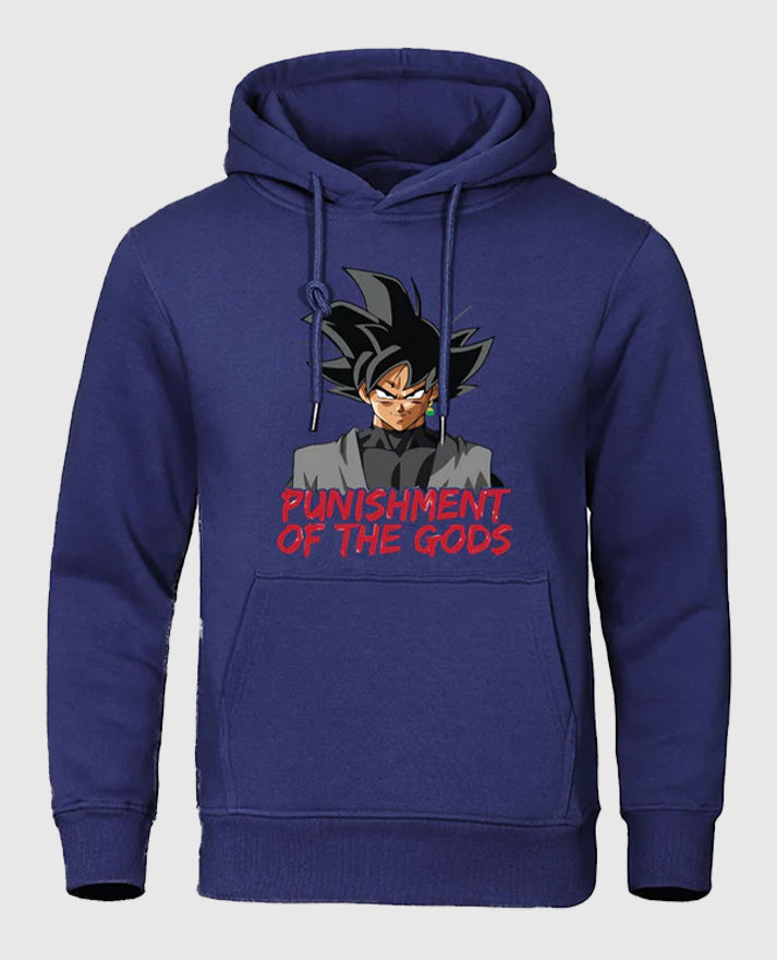 Goku Black Punishment Navy Hoodie