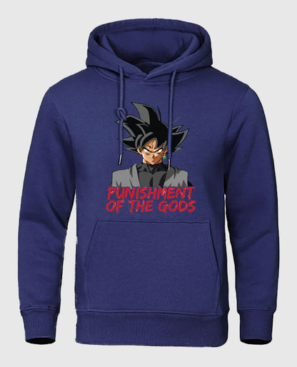 Goku Black Punishment Navy Hoodie