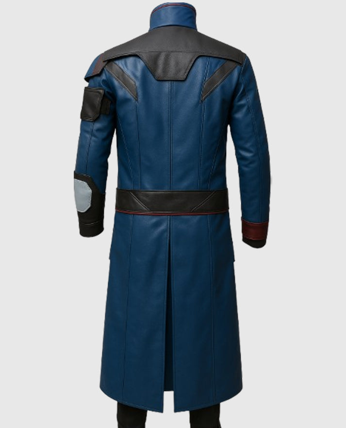 Guardians of the Galaxy Star Lord Leather Long Coat