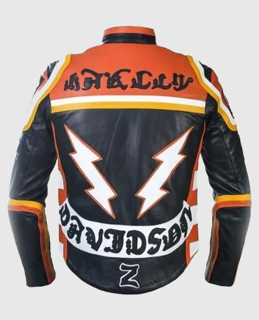 Harley Davidson and The Marlboro Man Biker Leather Jacket