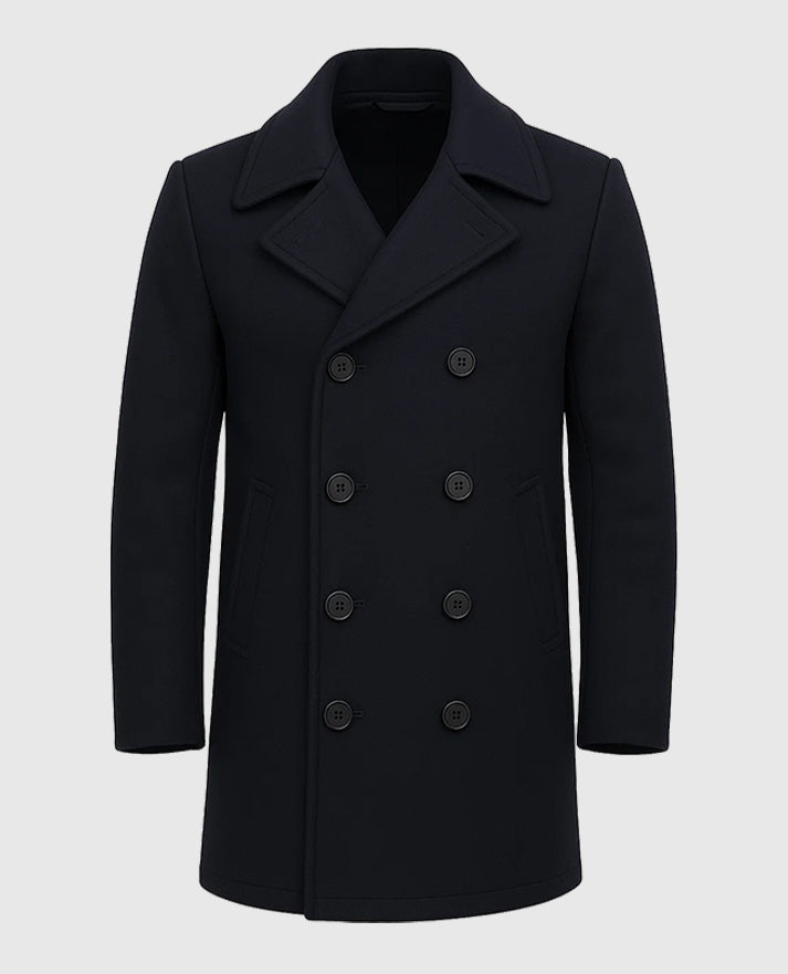 Harry Da Souza MobLand Black Wool Black Coat