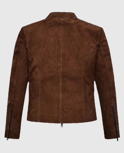 Hayley Atwell Mission Impossible Brown Leather Jacket
