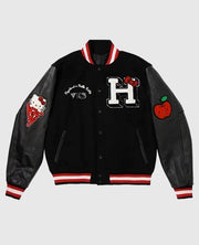 Hello-Kitty-Apples-Black-Varsity-Jacket