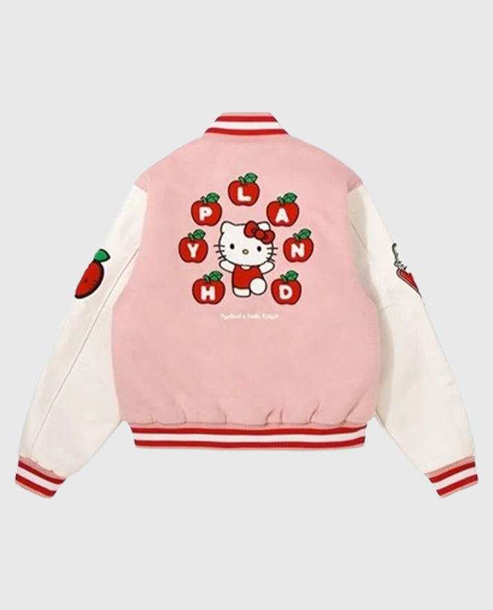Hello Kitty Pink Varsity Jacket