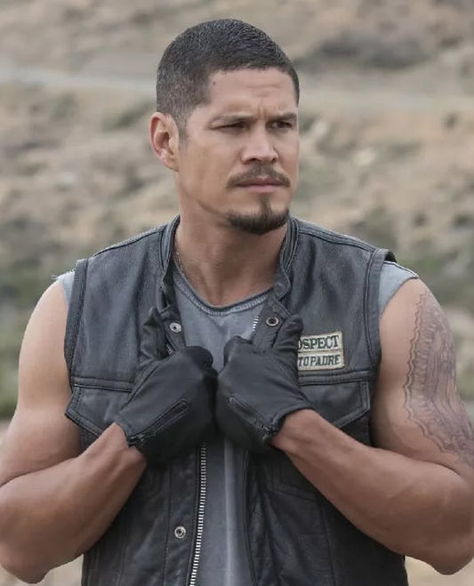 JD Pardo Mayan M.C Leather Vest