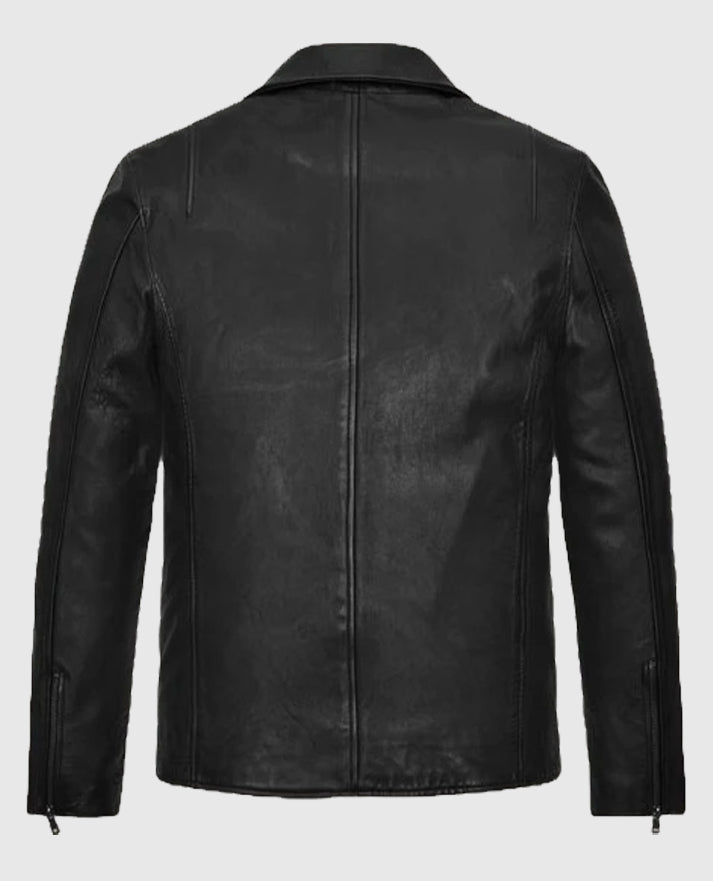 James Franco  Leather Black Jacket
