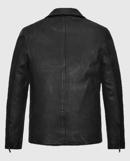 James Franco  Leather Black Jacket
