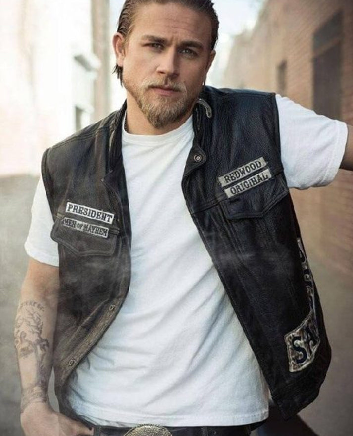 Jax Teller Sons of Anarchy Leather Vest