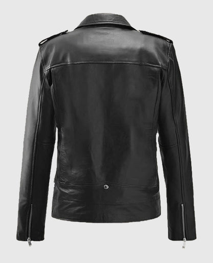 Jeff Goldblum  Leather Black Jacket