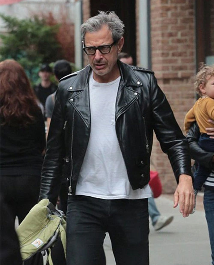 Jeff Goldblum Leather Jacket