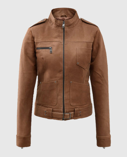 Jennifer Morrison Once Upon A Time Suede Leather Jacket