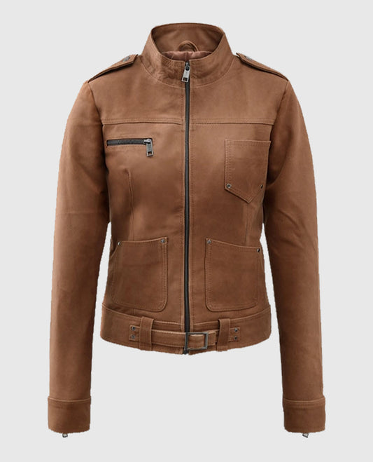 Jennifer Morrison Once Upon A Time Suede Leather Jacket