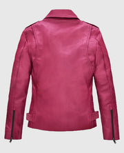 Jessica Alba Biker Leather Jacket