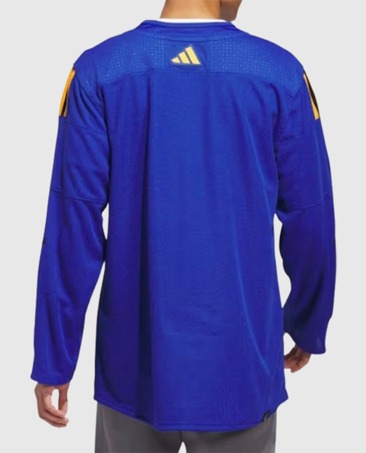 Justin Bieber NHL All-Star Blue pullover Jersey