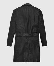Karl Urban The Boys Leather Long Trench  Coat