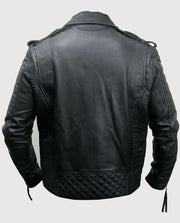 Kay Michael Black Biker Leather Jacket