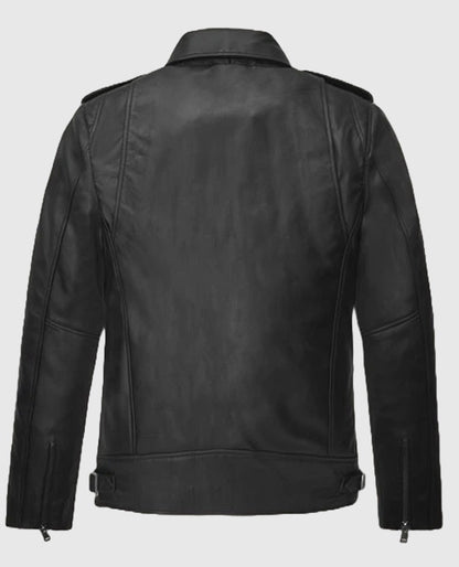 Kim Taehyung Leather Black Jacket