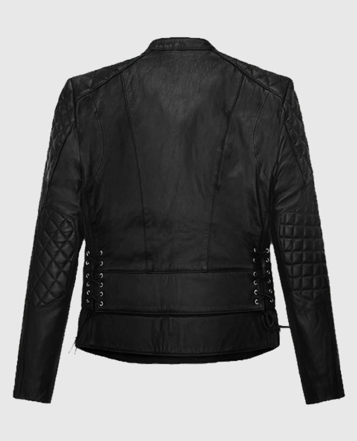 Kristen Stewart Black Leather Jacket