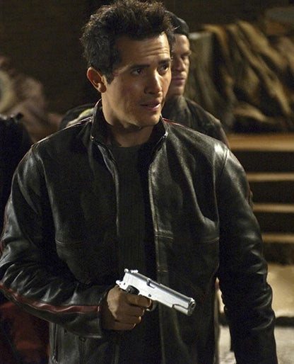 Land Of The Dead John Leguizamo Black Leather Jacket