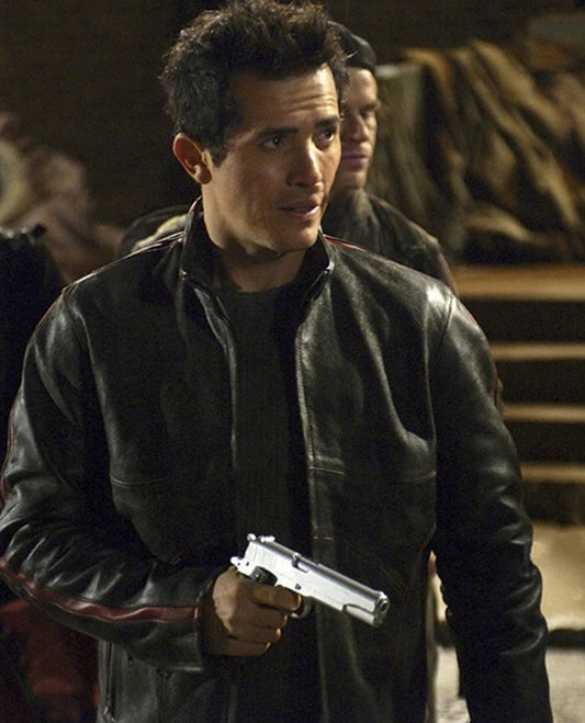 Land Of The Dead John Leguizamo Black Leather Jacket