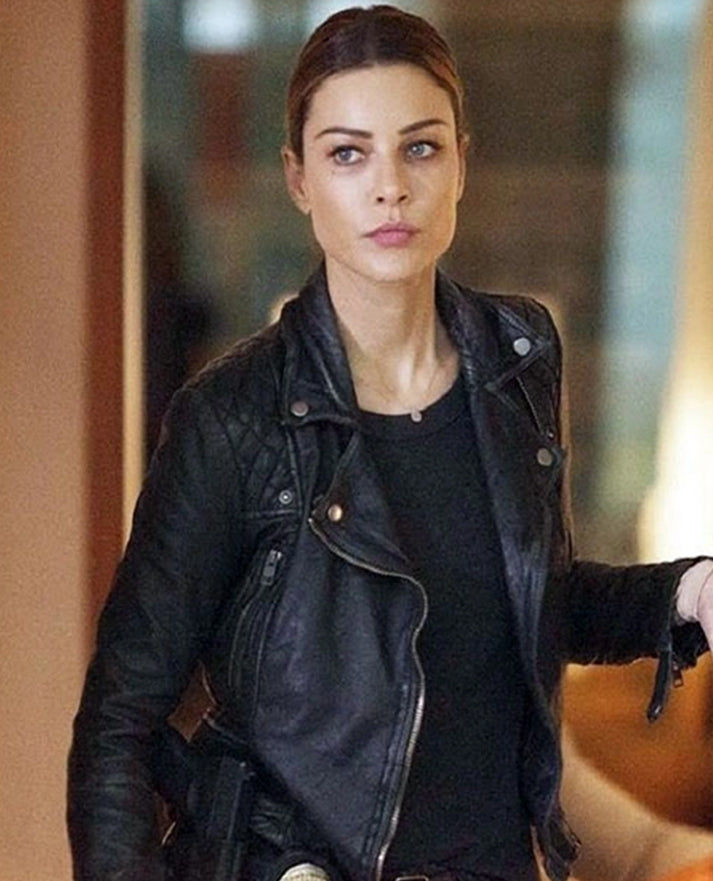 Lauren German Lucifer Biker Leather Jacket
