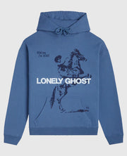 Lonely Ghost Feel Like Home Blue Hoodie