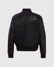 MLB Los Angeles Dodgers Women's Black Varsity Jacket