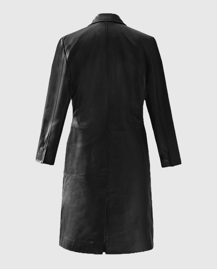 Margot Robbie Leather Coat