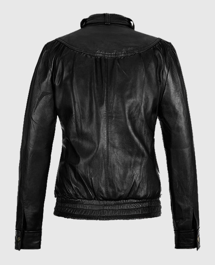 Meagan Good Black Leather Jacket