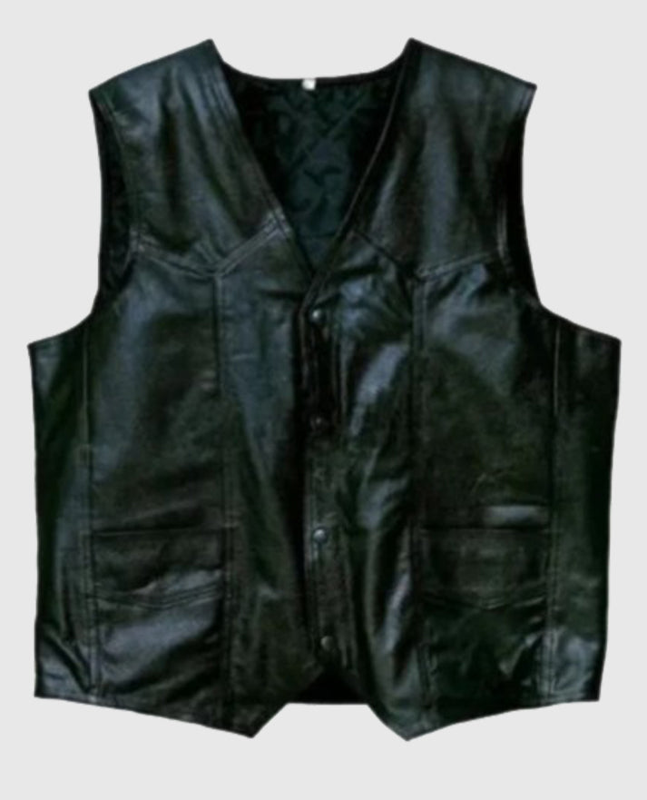 Men's California Hells Angels Leather Vest