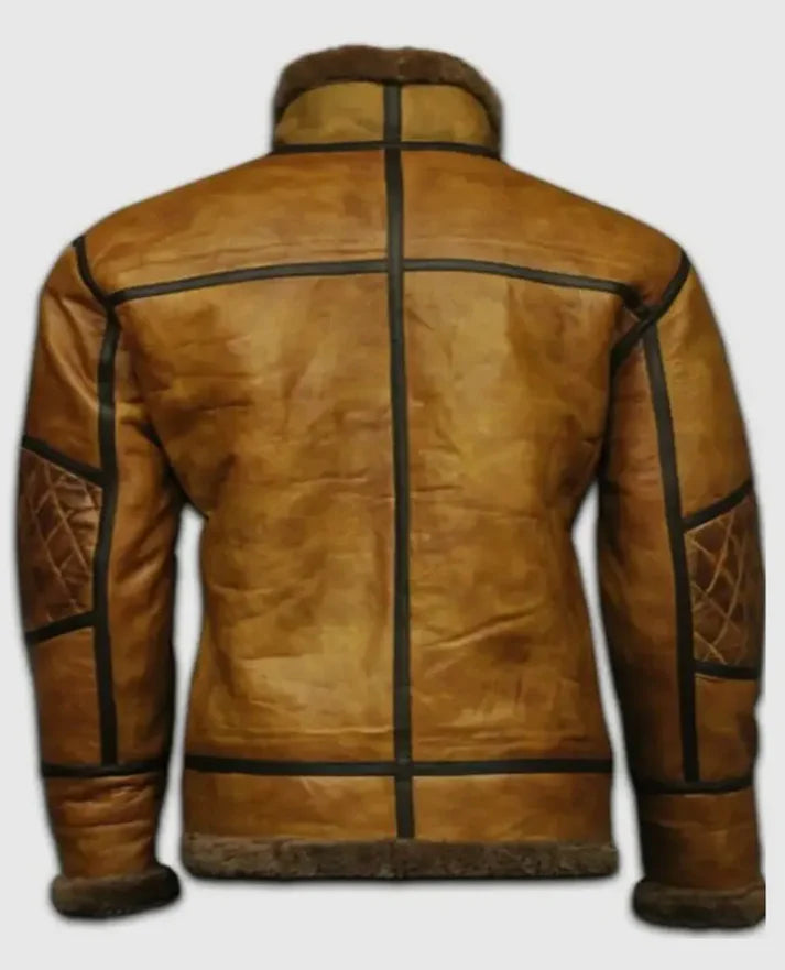 Men's RAF B10 Aviator  Leather Jacket