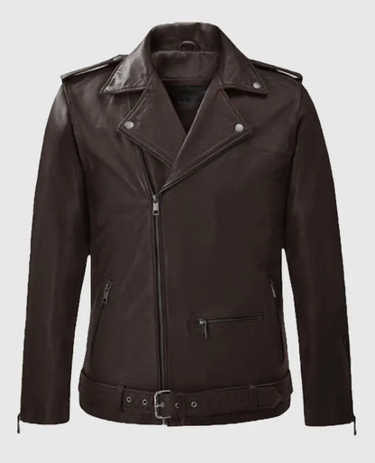 Men's Riding Rutland Brown Leather Jacket