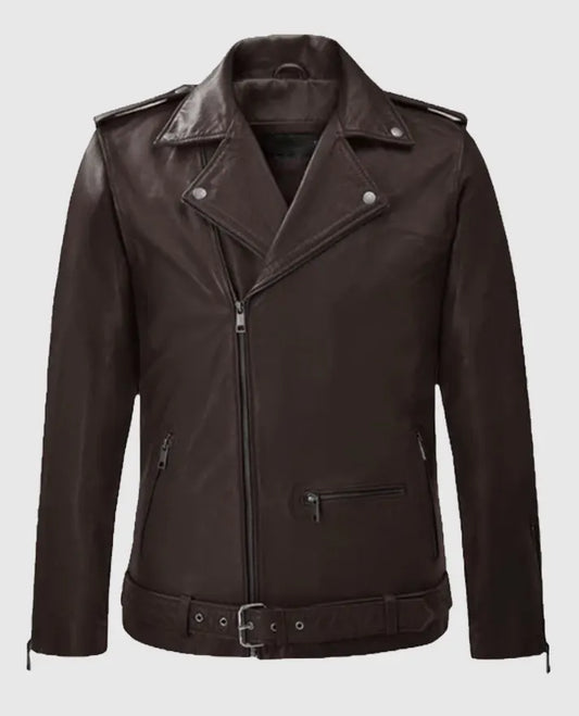 Men's Riding Rutland Brown Leather Jacket