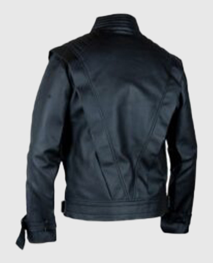 Michael Jackson Thriller Black Leather Jacket