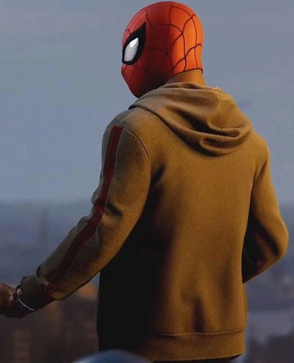 Miles Morales Spider Verse yellow Hooded jacket 