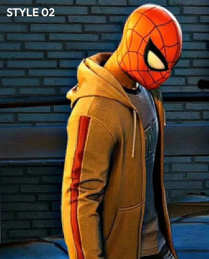 Miles Morales Spider Verse yellow Hoodie
