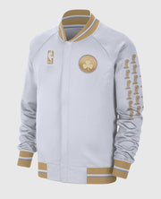 NBA Boston Celtics Trophy Ring Banner White Jacket