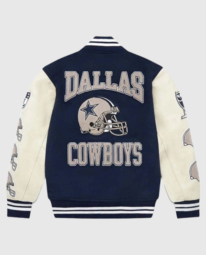 NFL Dallas Cowboys Navy Blue Varsity Jacket