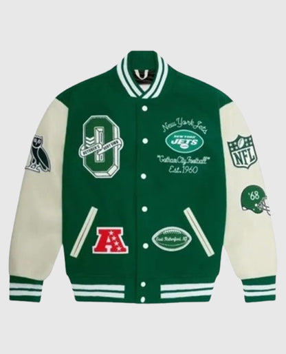 New York Jets X OVO Varsity Jacket
