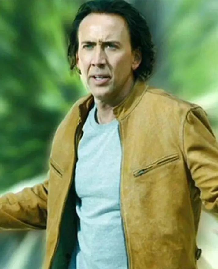 Next Nicolas Cage Yellow Leather Jacket