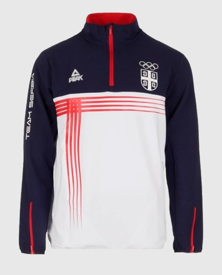 Paris Olympics Novak Djokovic Team Serbia Fleece Jacket