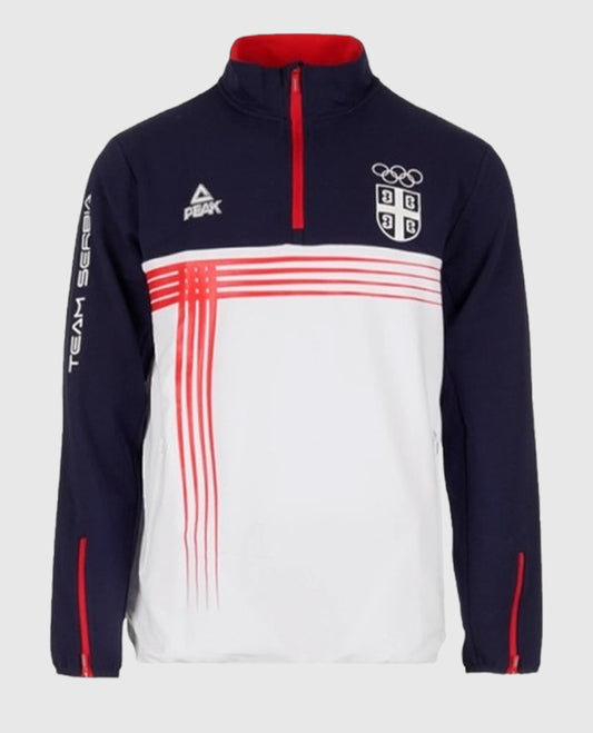 Paris Olympics Novak Djokovic Team Serbia Fleece Jacket