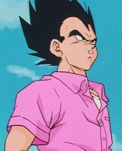 Pink Vegeta Dragon Ball Z Shirt