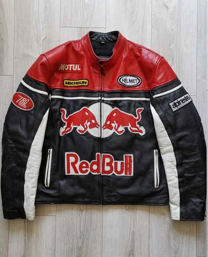RED BULL Racing Leather Jacket