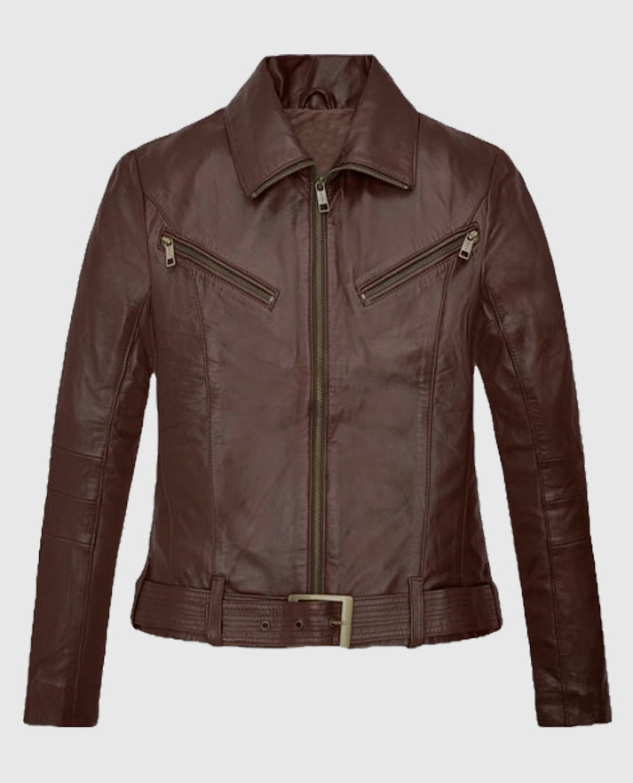 Rachel Nichols G.I Joe Leather Jacket
