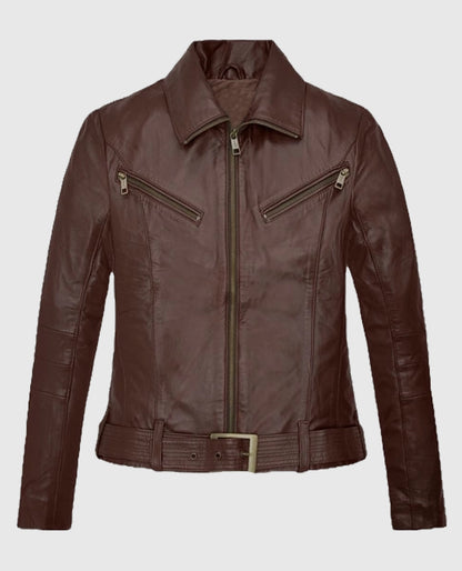 Rachel Nichols G.I Joe Leather Jacket