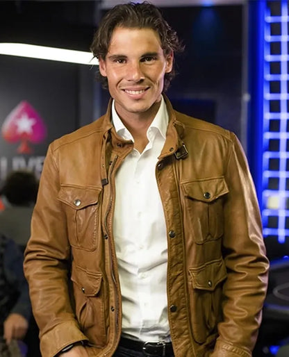 Rafael Nadal Leather Jacket