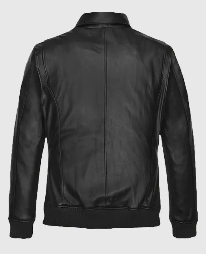 Robert Pattinson 2020 Paris Fashion Show Leather Black Jacket