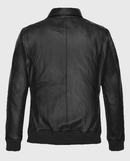 Robert Pattinson 2020 Paris Fashion Show Leather Black Jacket